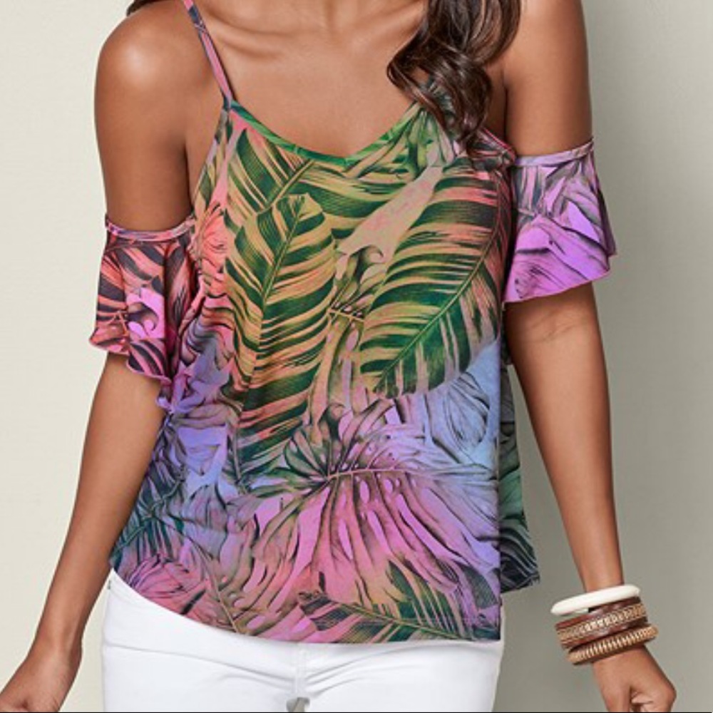Venus Cold Shoulder Top.